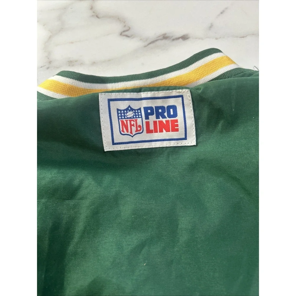 Champion Pro Line NFL‎ Green Bay Packers Pullover Vintage 90s Jacket Mens Size L